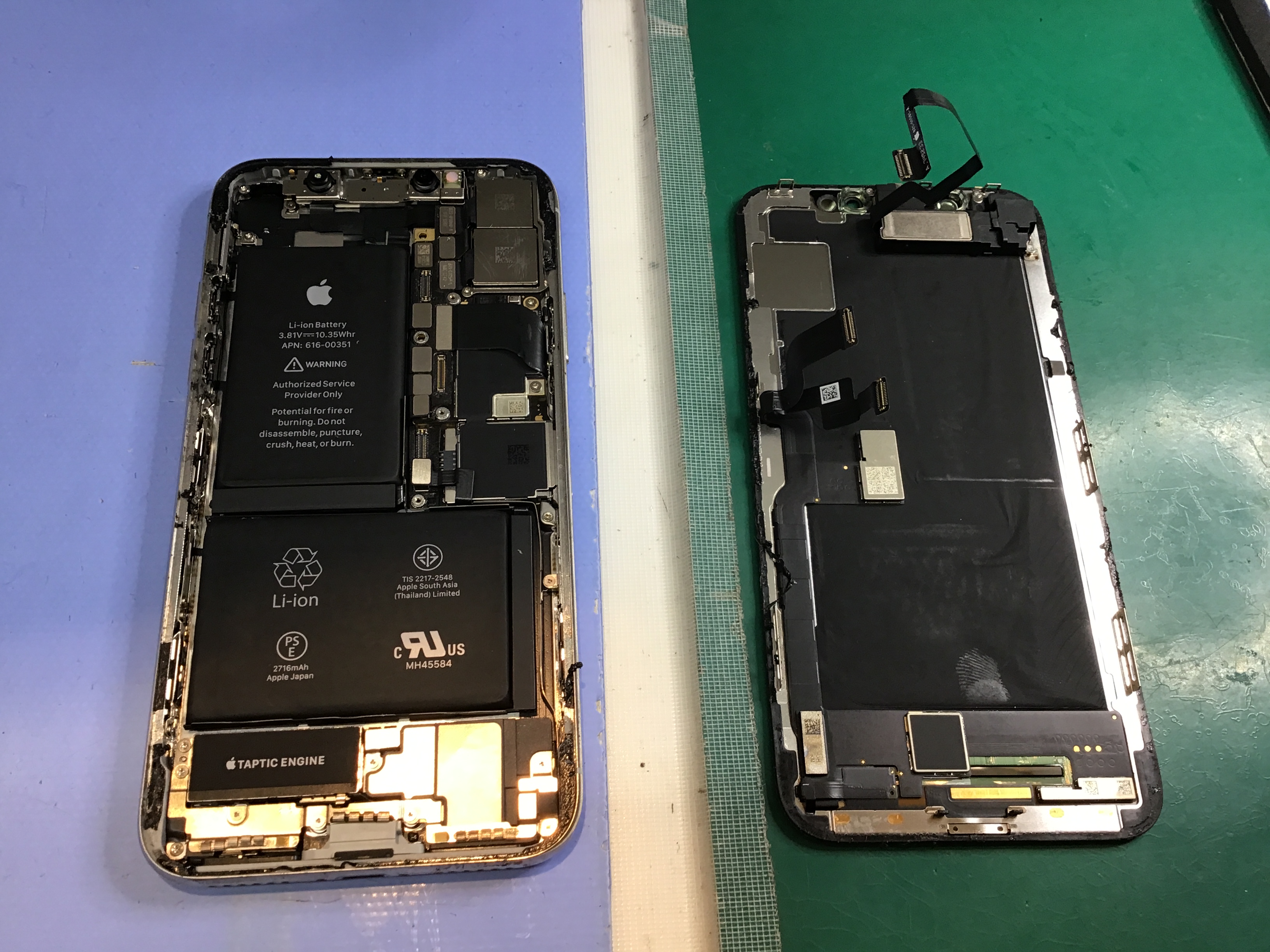 iPhoneXのバッテリー交換は、データそのまま・即日修理のスマホ修理工房京王聖蹟桜ヶ丘ショッピングセンターB館店へ！